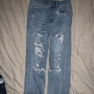 AE distressed tomboy jeans